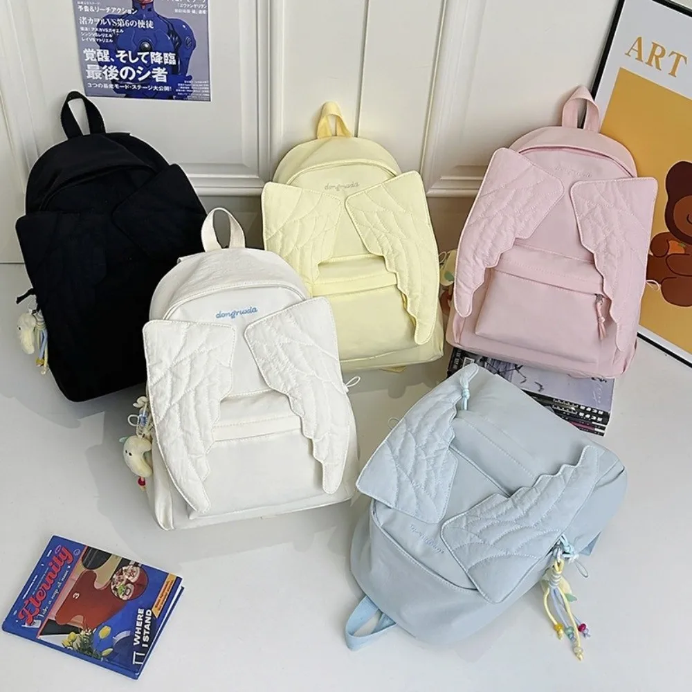 Ransel Sayap Malaikat Serbagun - Canvas Backpack Casual ulasan dan harga