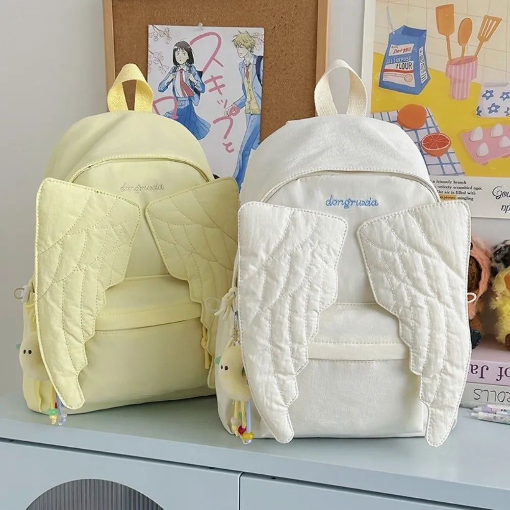 Ransel Sayap Malaikat Serbagun - Canvas Backpack Casual ulasan dan harga