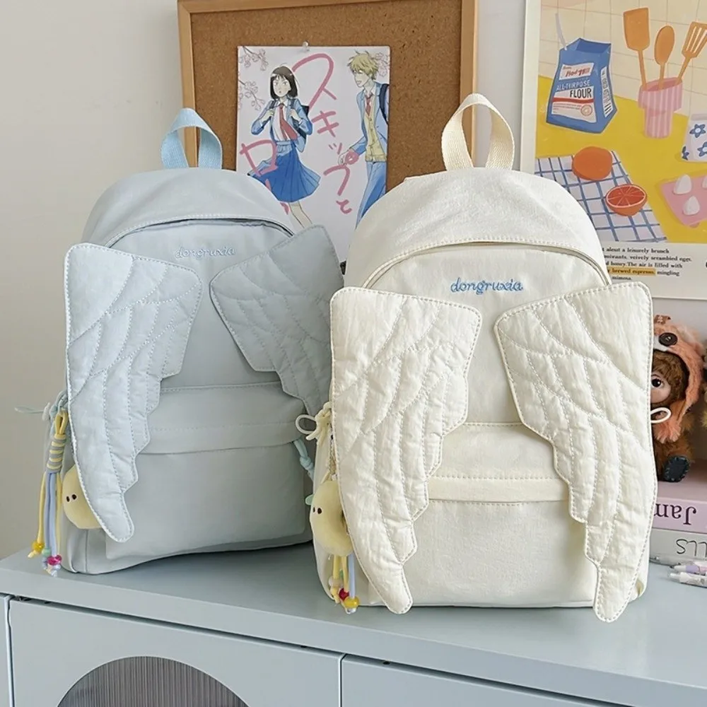 Ransel Sayap Malaikat Serbagun - Canvas Backpack Casual ulasan dan harga
