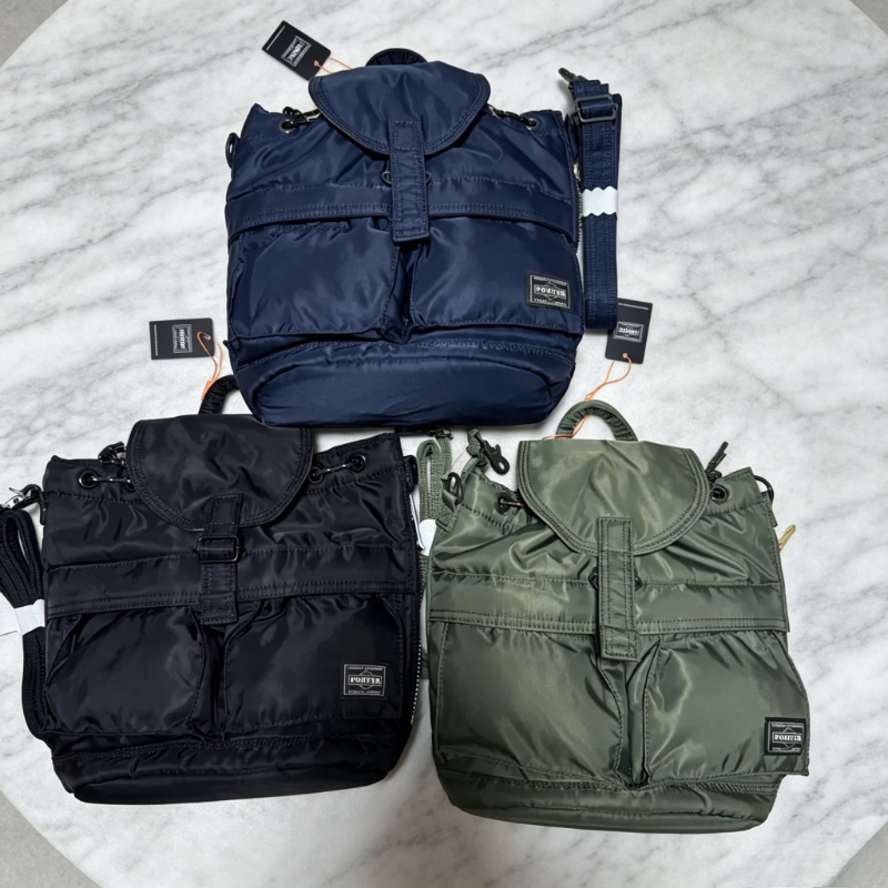Ransel Kecil Porter Nylon Ring - Canvas Backpack Casual ulasan dan harga