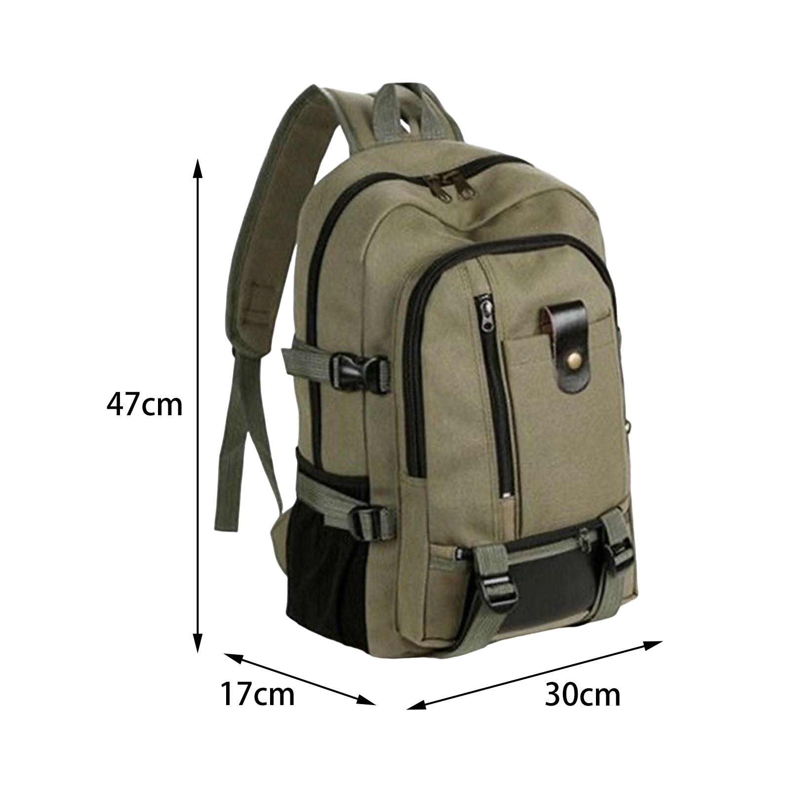 Ransel Perjalanan Kanvas Besar - Canvas Backpack Casual ulasan dan harga